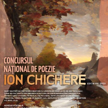 Concursul Naţional de Poezie „Ion Chichere”, ediția 2023
