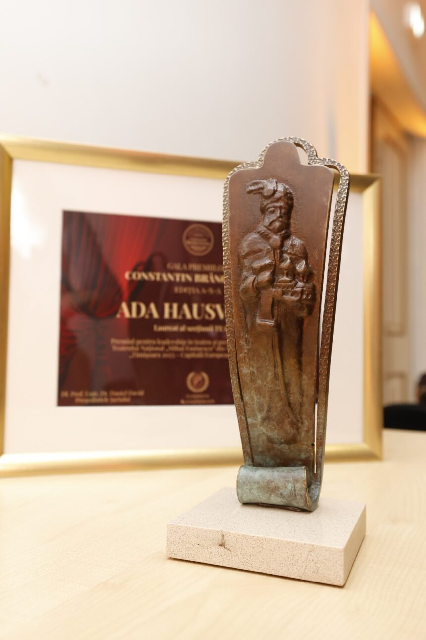 Premiul Brâncoveanu, pentru Ada Hausvater