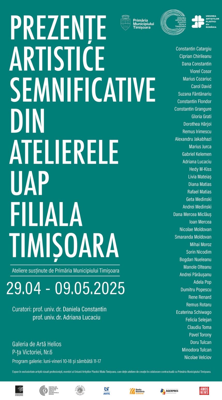 42 de artiști timișoreni, la Galeria Helios
