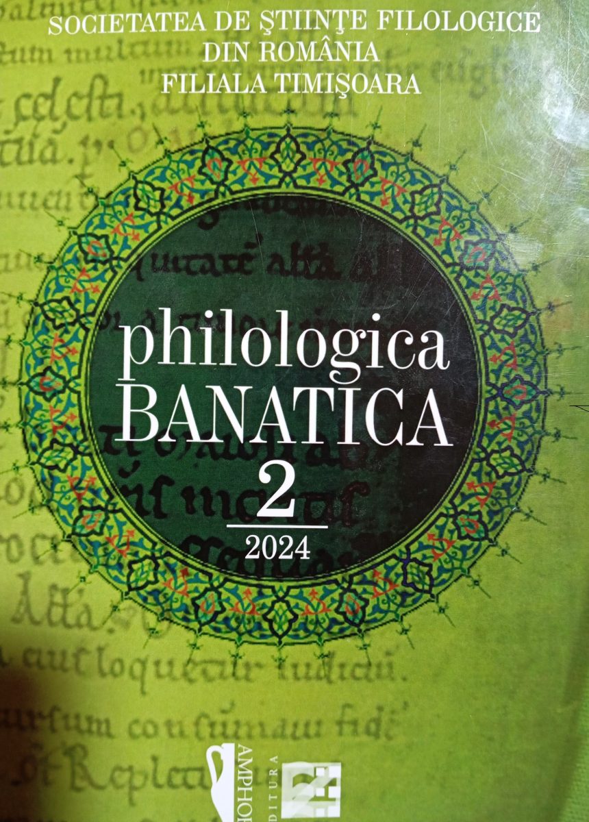 Philologica Banatica: Punct și de la capăt Philologica Banatica: Punct și de la capăt